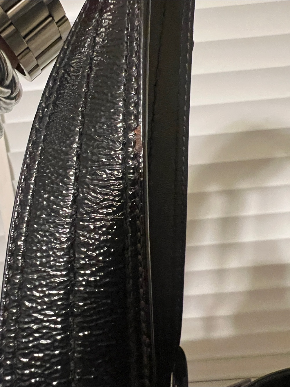 Coach Black Signature Jacquard Tote with Patent Trim and Tag - Picture 15 of 16